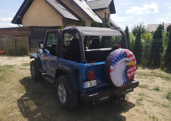 Jeep Wrangler cena 59500 przebieg: 281280, rok produkcji 2002 z Jabłonowo Pomorskie małe 79